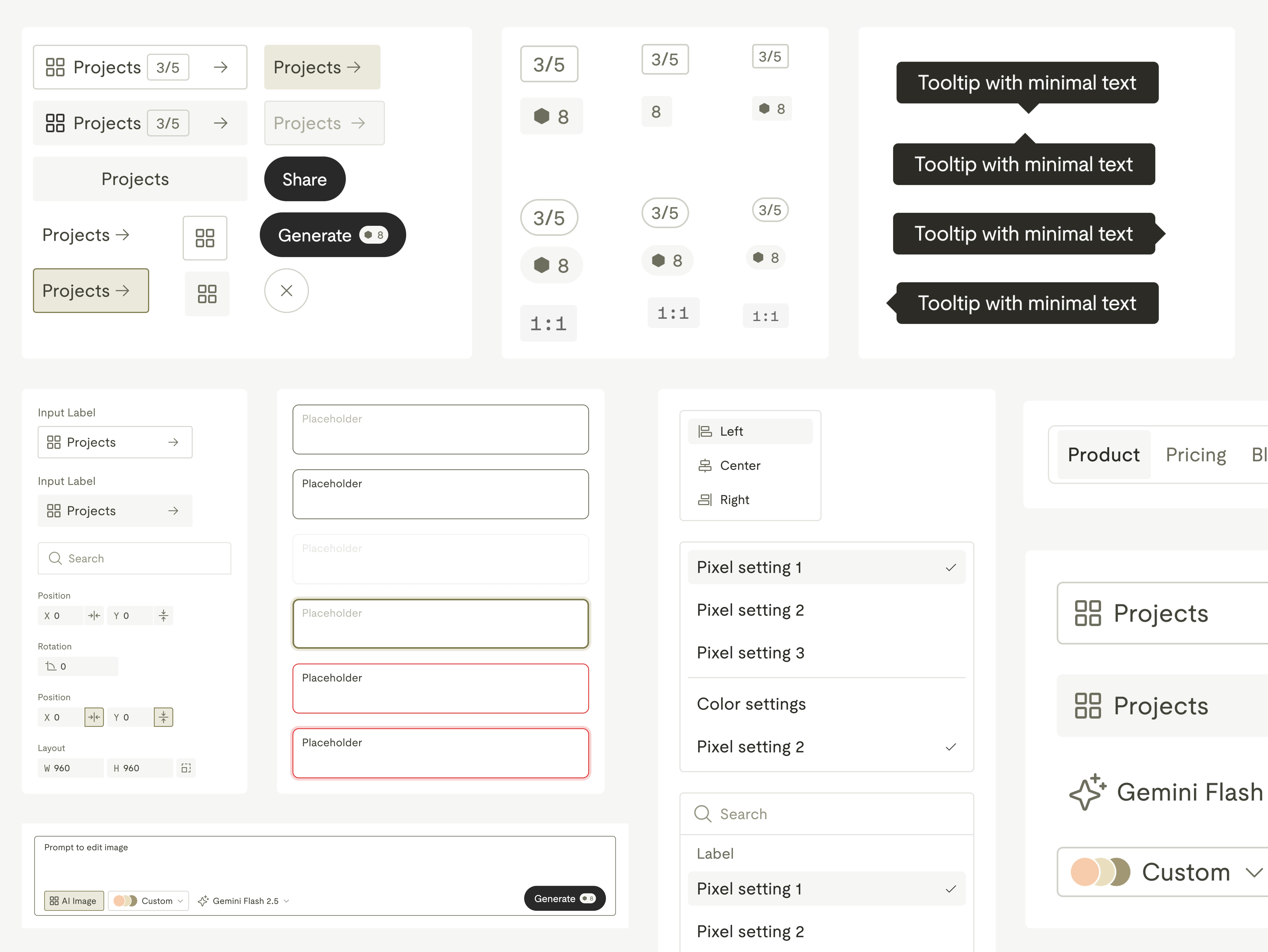 Design system components