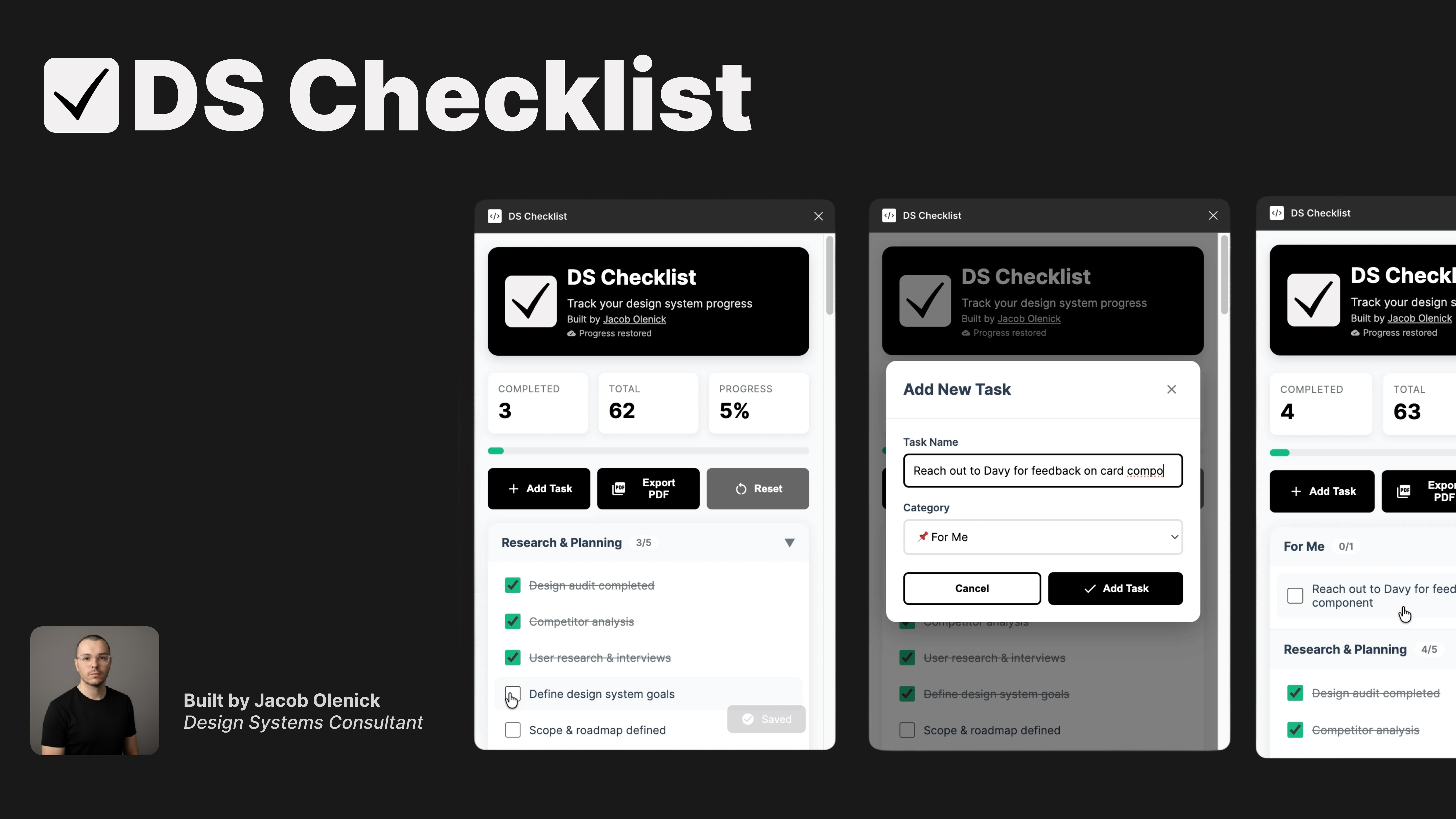 DS Checklist Figma plugin